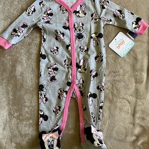 NWT Disney Button-Up Onesie (0-3m)